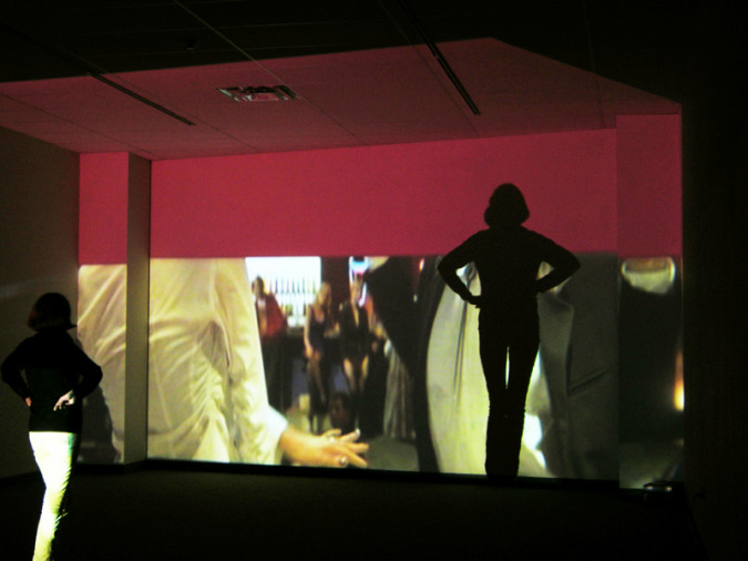 Pulp, dimensions variable, Video projection, video projector, dvd player, Beethoven's 7th (excerpt), 2008