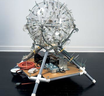 Gregory Green, Nuclear Device #1 (10 megatons of Plutonium 239), 1995, mixed media, 39" x 34" x 34"