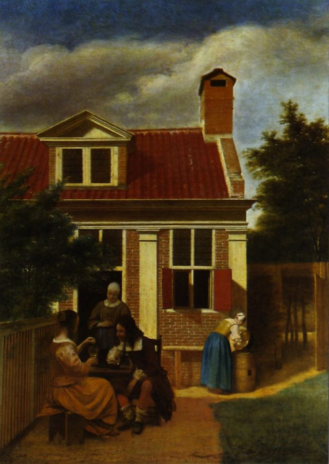 Pieter de Hooch, The Country Cottage, 1663-1665