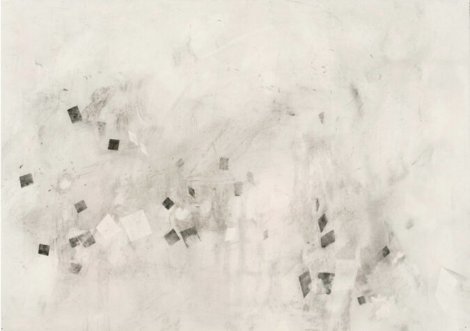 Fig 2: Dineke Blom Untitled, after Pieter de Hooch, 2009, 102 X 72 cm, graphite, charcoal, pastel crayon on paper